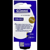 30175 STECHER RETEA TATA CU IMPAMANTARE PLAT ULTRA SLIM 16A 250VAC NEGRU