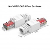 ALX-12H033 MUFA RJ45 CAT 6 - UTP DE PLASTIC / FARA SERTIZARE