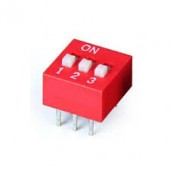 DSE03RGT COMUTATOR DIP SWITCH 3 POZITII OFF-ON