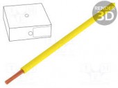 H07VK150GE CABLU LITAT CU 1.5MM PVC GALBEN 450V 750V CLASA 5 ECA