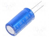 JRG-2200U/50 CONDENSATOR ELECTROLTIC THT 2200UF 50V 18X35MM