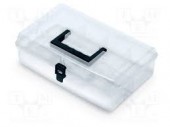 KNU30 CUTIE TRANSPARENTA CU COMPARTIMENTE 295X195X85MM