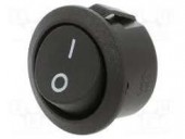 MR2-110R5W-NBBB-2BNC BUTON ROCKER SPST 2 POZITII OFF-ON 16A 250VAC NEGRU
