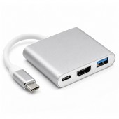 PMH01 HUB USB-C 3IN1 HDMI 4K USB-A 3.2 USB-C PD 100W